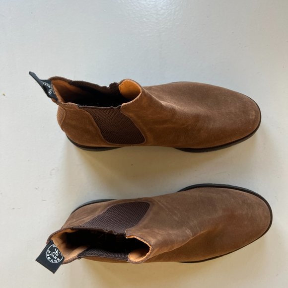 Sanders of London x Todd Snyder Suede Chelsea Boots, Mens, Sz 10 (fit like 10.5) - Picture 8 of 8